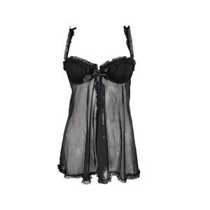 victoria’s secret goth lace babydoll cami